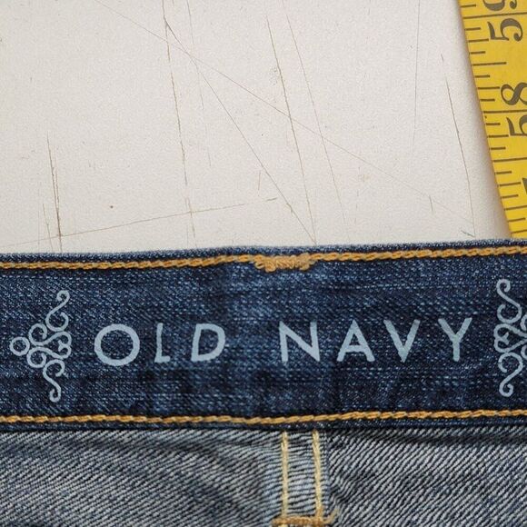 Old Navy Women's Denim Jean Mini Skirt Size 2 Medium Wash Blue Pockets 31x13.5 - Picture 4 of 8